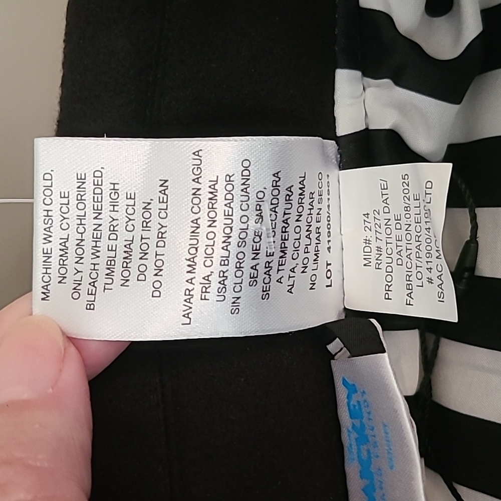 Disney Jacket with Mickey Mouse Patch - Black and White Mens Lg/Womens Xl - Picture 15 of 15